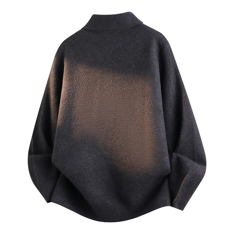 Women’s Fashionable Sweater with Stand-Up Collar Mune Fashion