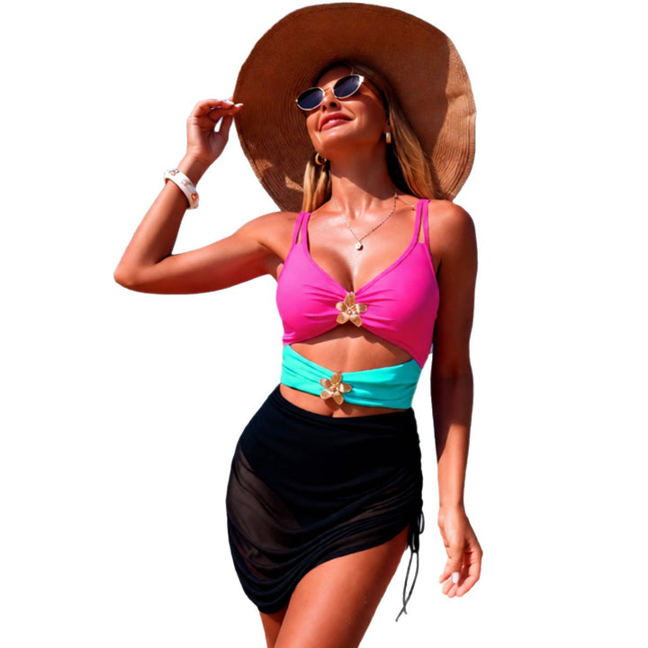Women's bikini top with cut-outs and gathering Mune Fashion