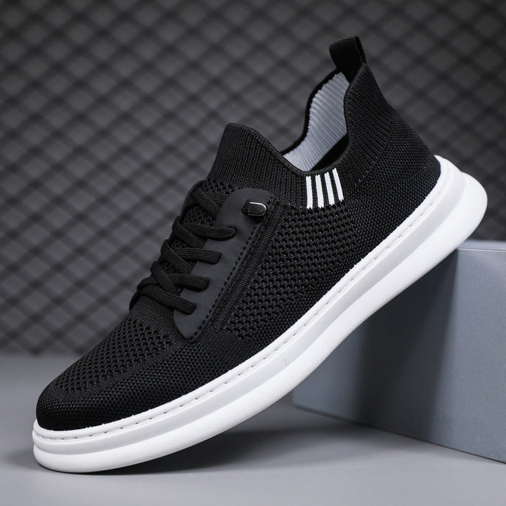 Men's Breathable Sneakers with Elastic Lacing System Mune Fashion