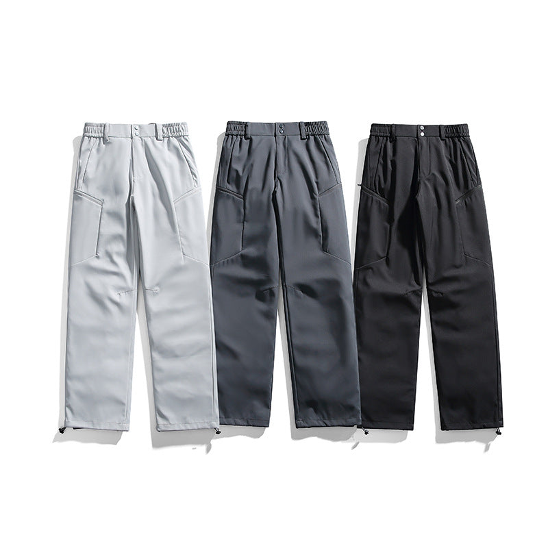 Herren Funktionale Cargo-Hose mit elastischem Bund und verstellbarem Saum Mune Fashion