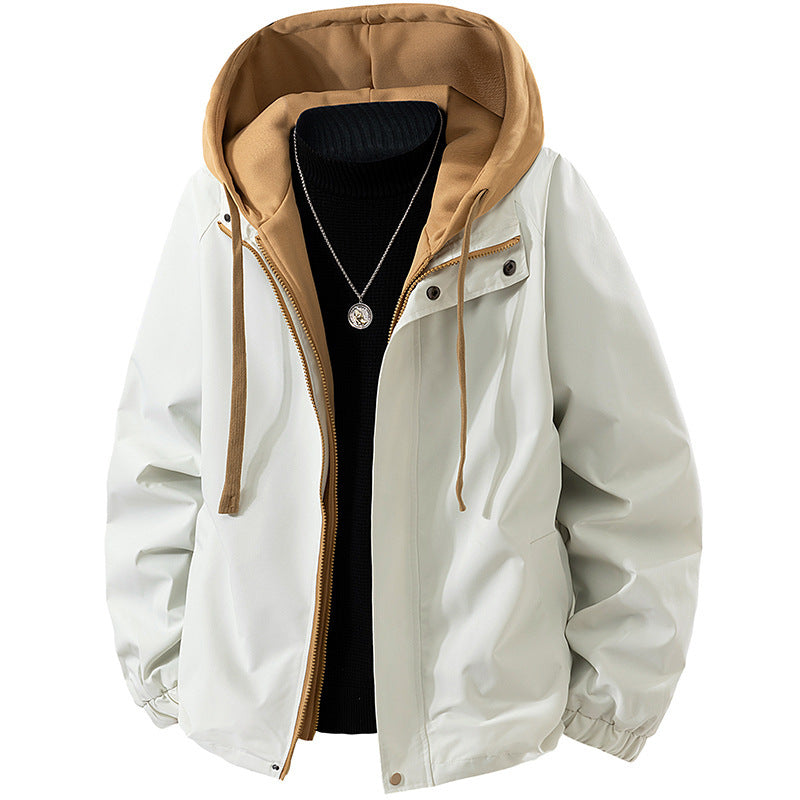 Men's technical hooded softshell jacket with adjustable hood and utility pockets Mune Fashion