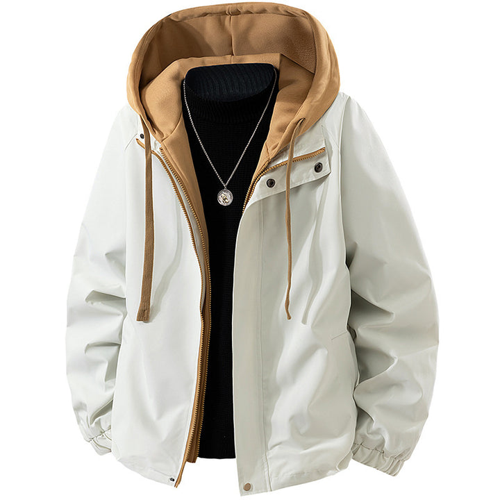 Men's technical hooded softshell jacket with adjustable hood and utility pockets Mune Fashion