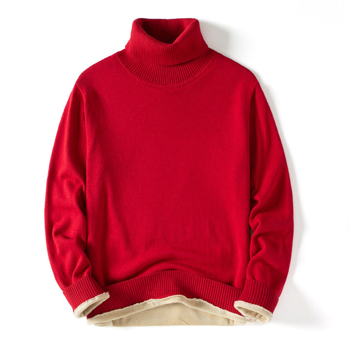Women Elegant Turtleneck Sweater Mune Fashion