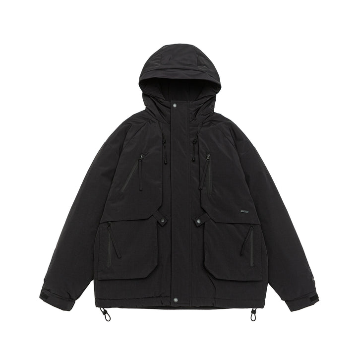 Men's Technical Winter Parka with Hood and Multifunctional Pockets Mune Fashion