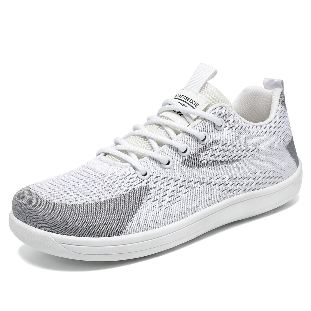Women's lightweight breathable knitted casual sneakers with elastic lacing and shock-absorbing EVA midsole Mune Fashion