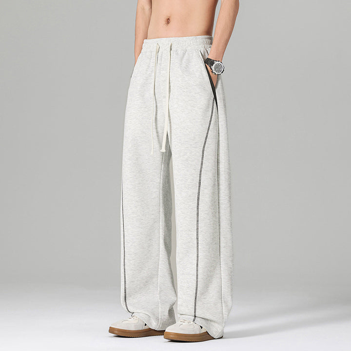 Men's Casual Leisure Pants with High Legs