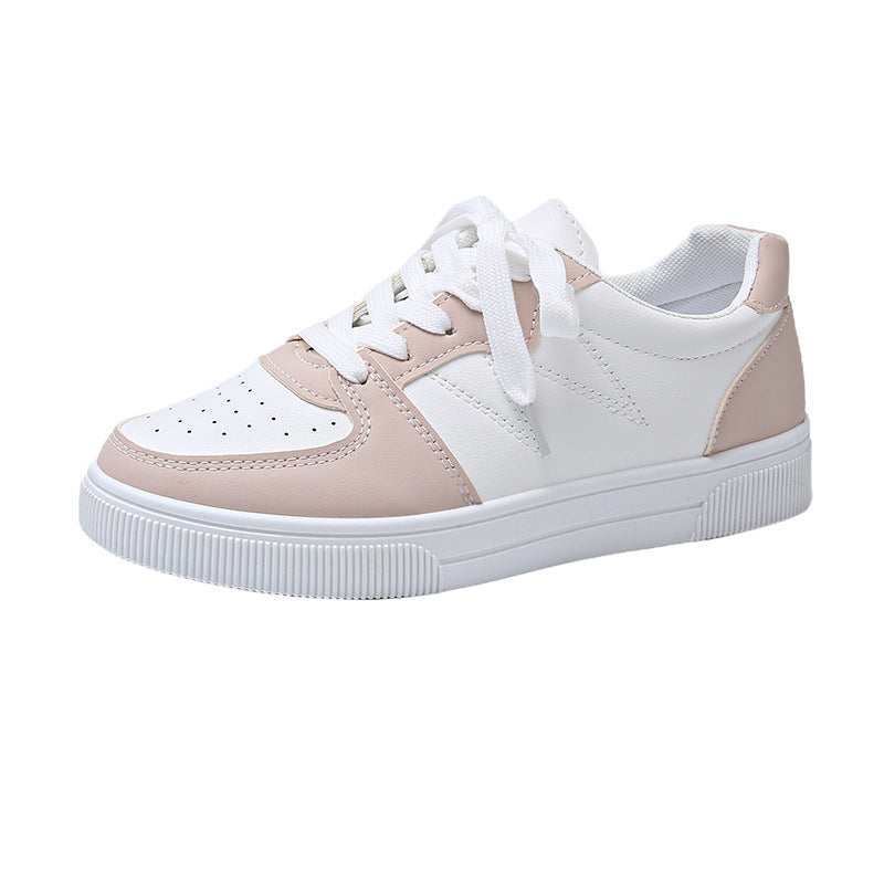 Women's Low Platform Sneakers with Padded Shaft and Classic Lacing Mune Fashion