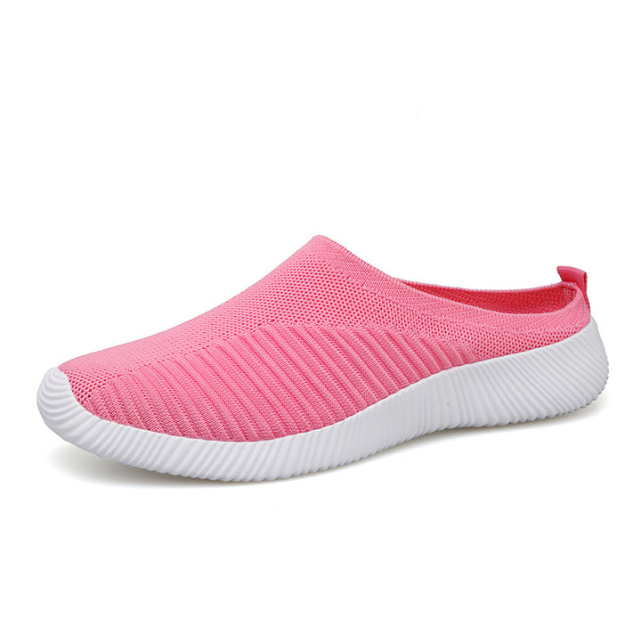 Women nan ultra-light slip-on casual shoes with seamless mesh knit, ergonomic heel tab, and flexible wave outsole Mune Fashion