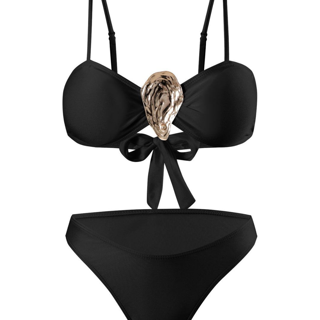Ladies Bikini Set with elegant wrap skirt Mune Fashion