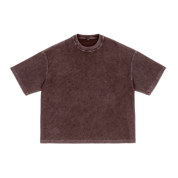 Men's Oversized Structure T-Shirt with Crew Neck Mune Fashion