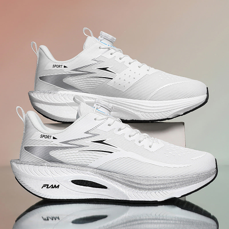 Men's cushioned road running shoe with reactive honeycomb midsole and quick-release Boa Mune Fashion