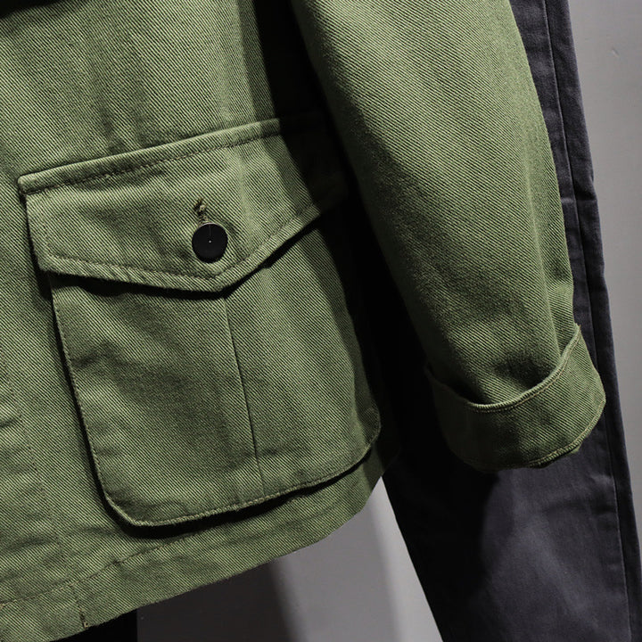 Men's Utility Jacket with Practical Pockets Mune Fashion