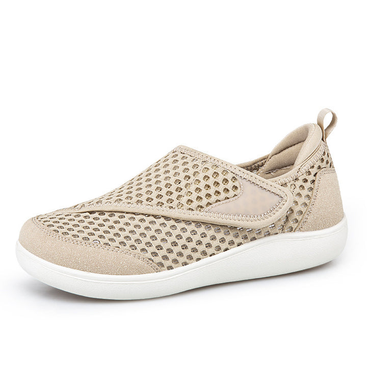 Unisex nan breathable mesh slip-ons with adjustable velcro and viscoelastic insole Mune Fashion