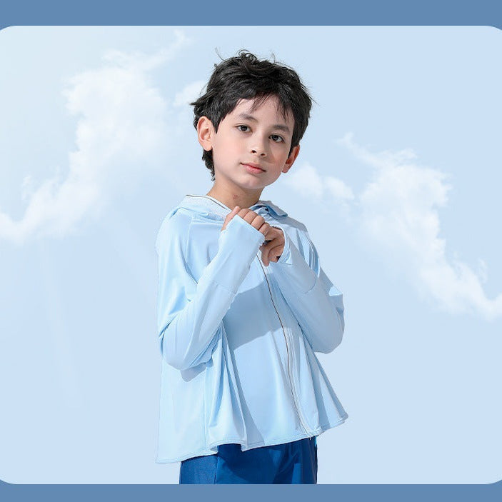 Girls functional UV protection jacket with hood Mune Fashion