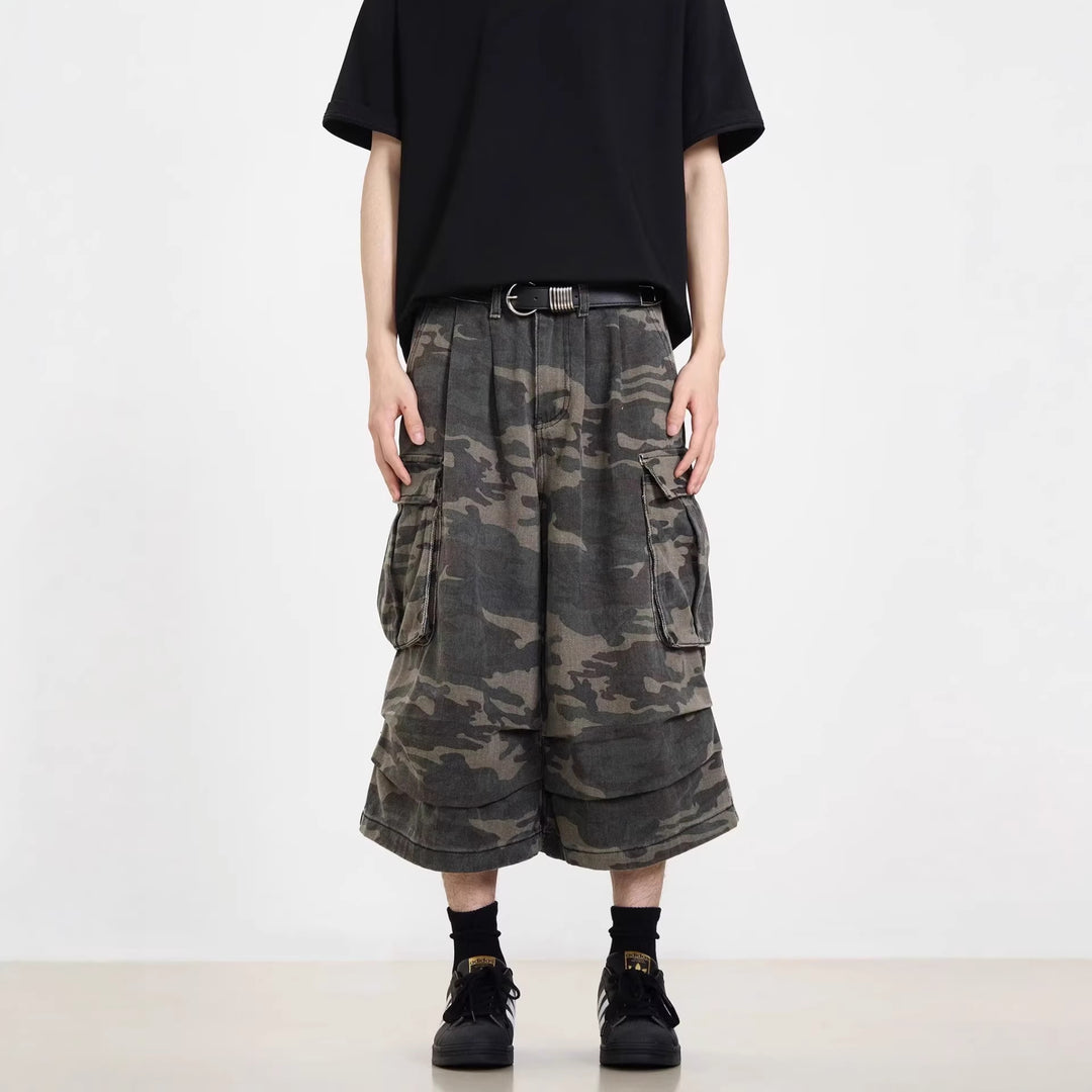 Men's Fashion Cargo Shorts with Loose Fit Mune Fashion