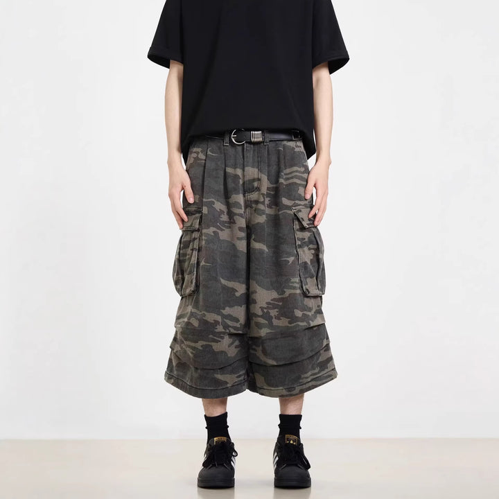 Men's Fashion Cargo Shorts with Loose Fit Mune Fashion