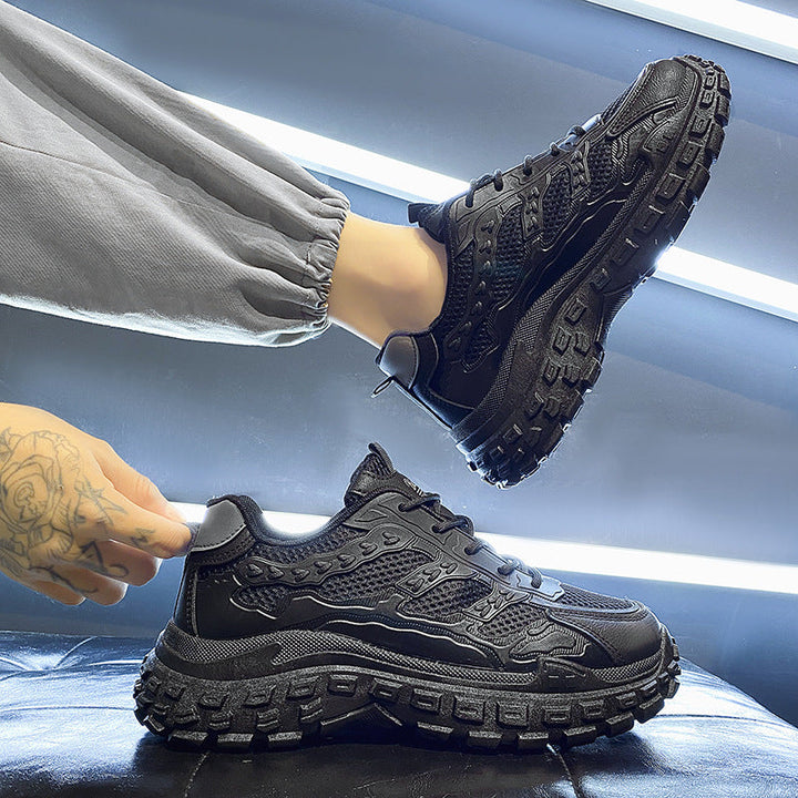 Ladies sporty trendy sneakers with shock-absorbing sole and breathable mesh surface Mune Fashion