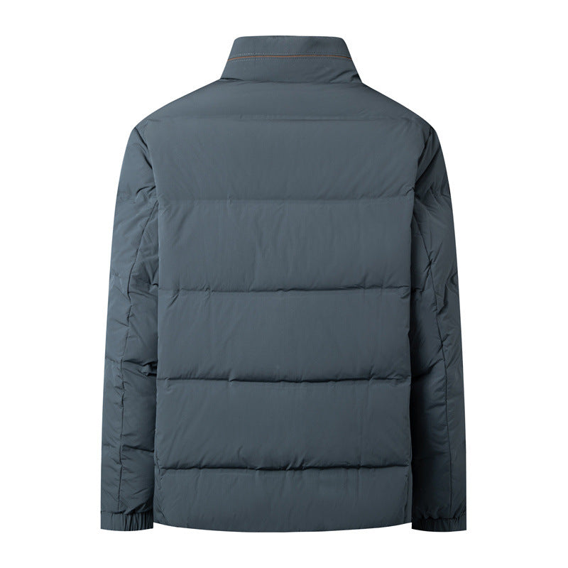 Men's quilted jacket with thermal insulation and high stand-up collar Mune Fashion