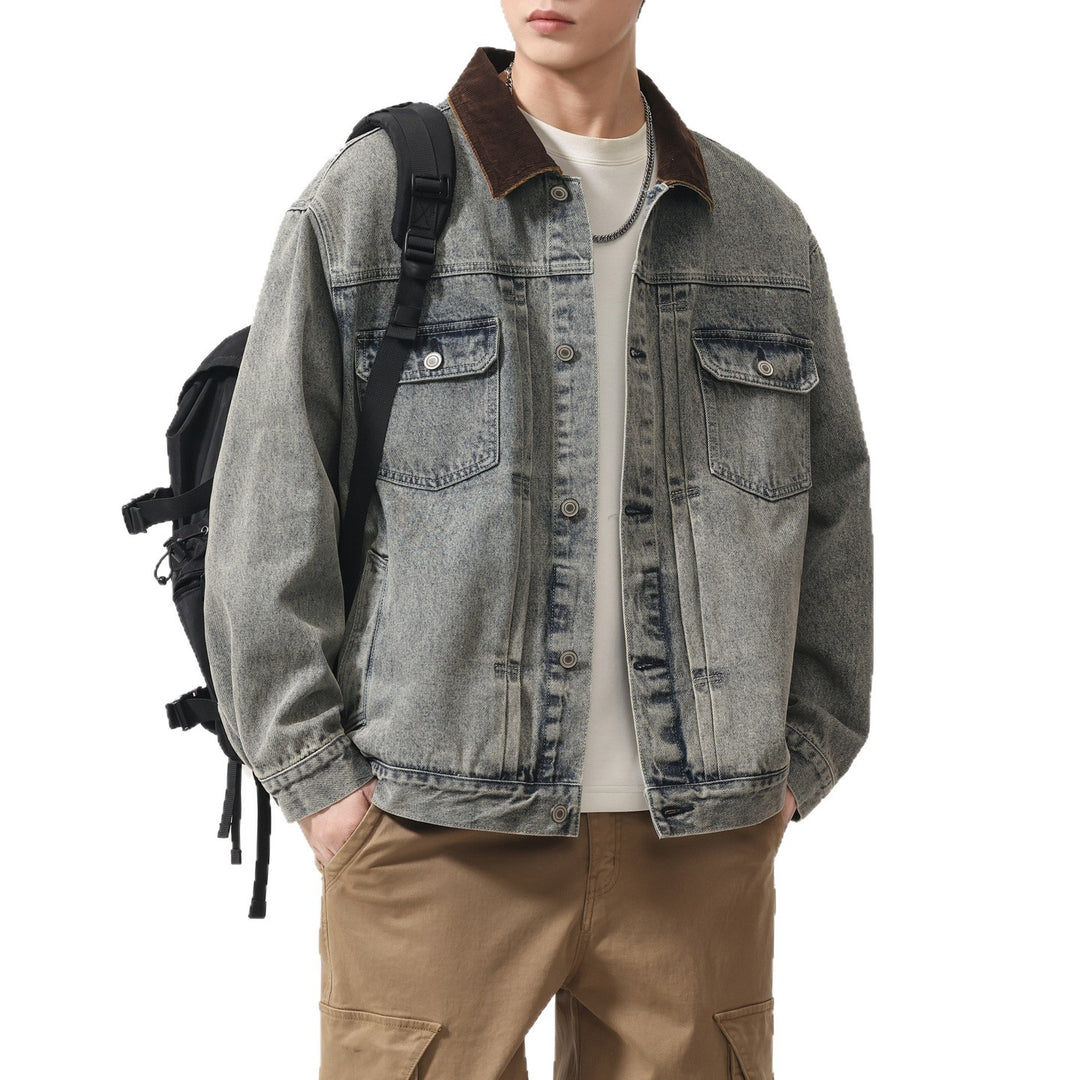 Men's Designer Denim Jacket Mune Fashion
