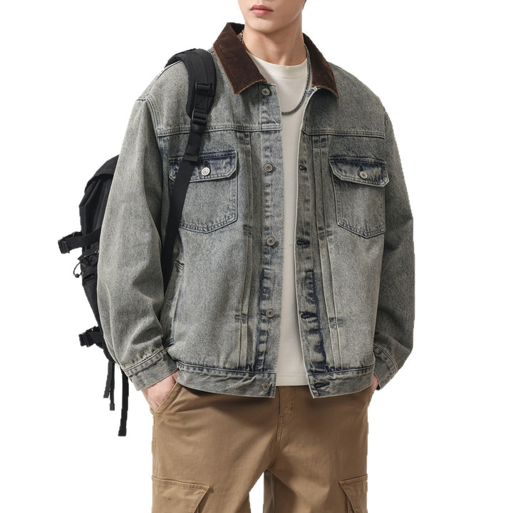 Men's Designer Denim Jacket Mune Fashion