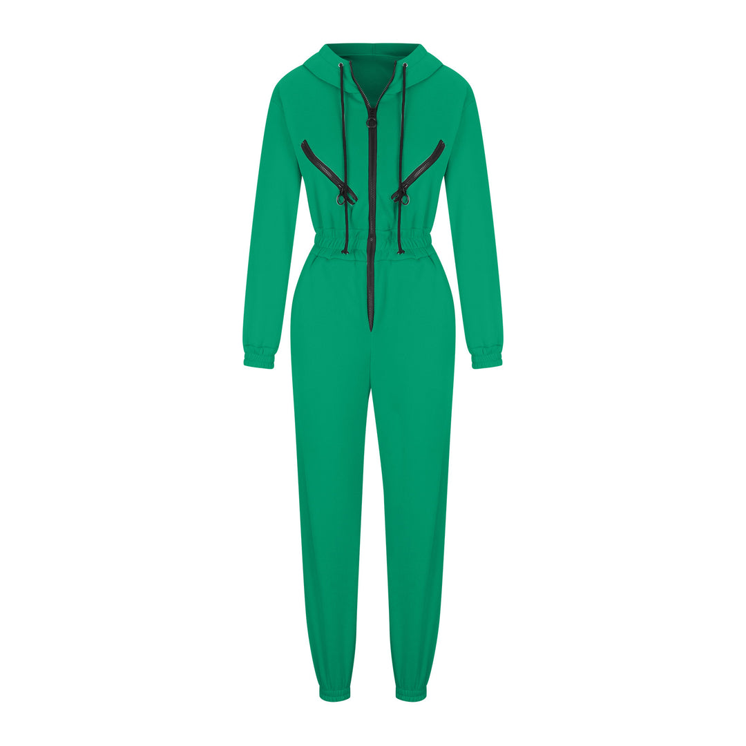 Women's short half-zip loungewear set with elastic waistband and oversized fit Mune Fashion