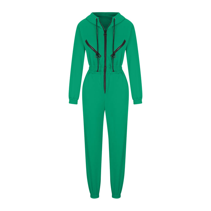 Women's short half-zip loungewear set with elastic waistband and oversized fit Mune Fashion