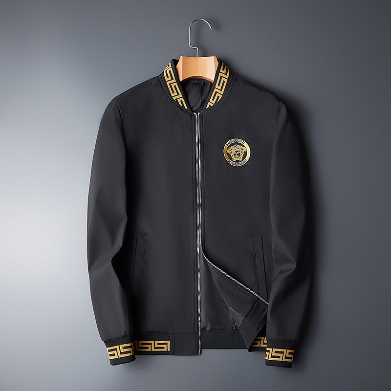 Men's Sporty Bomber Jacket with Innovative Design Mune Fashion