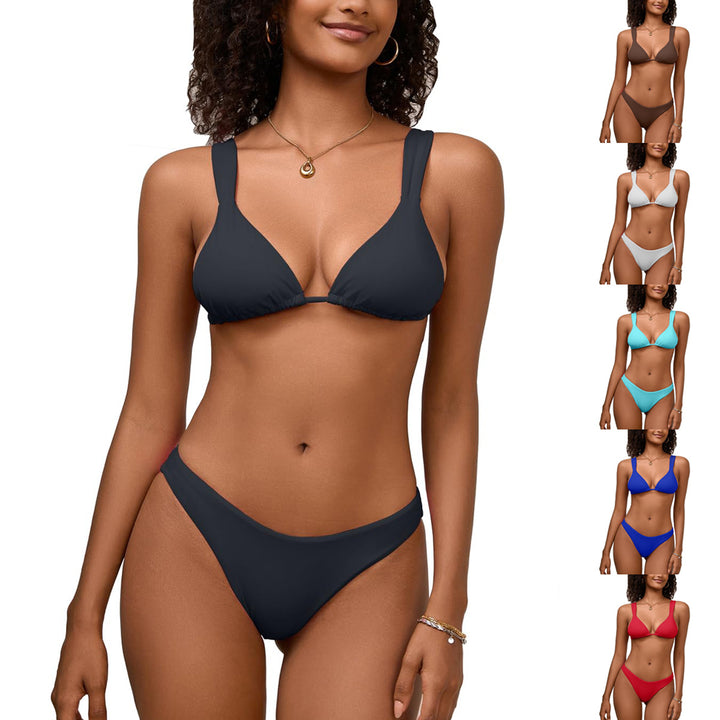 Women's Triangle Bikini with Adjustable Straps Mune Fashion