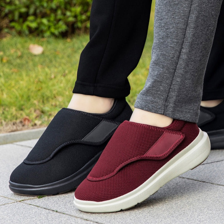 Men's Breathable Slip-On Sneakers with Velcro Closure Mune Fashion