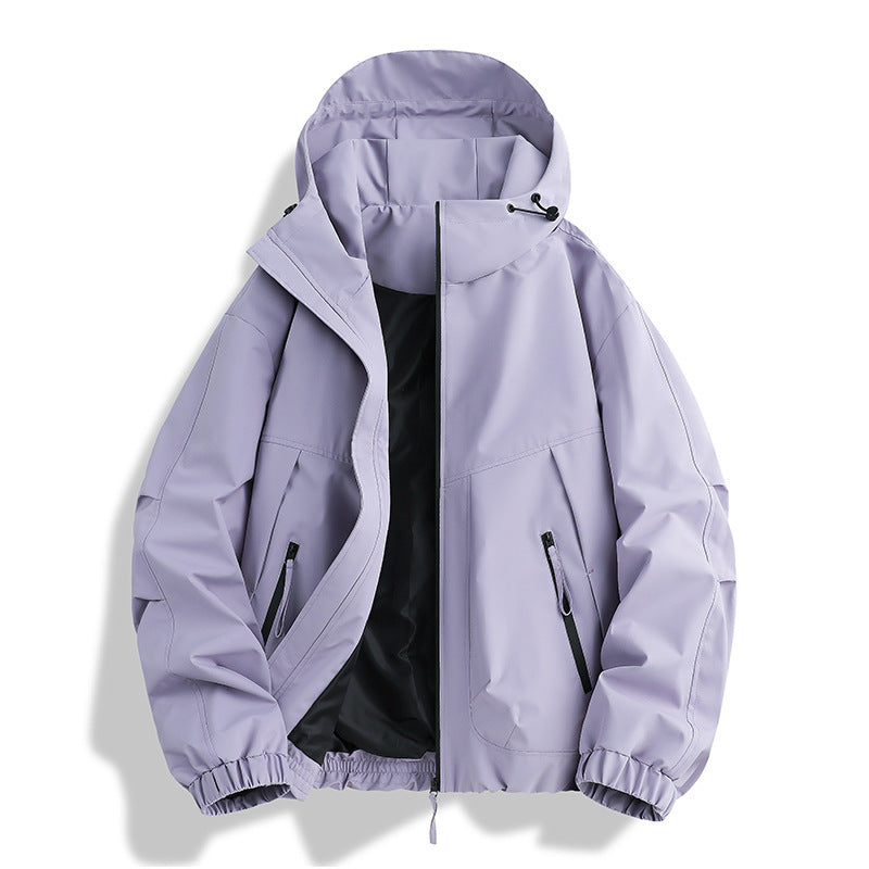 Men's waterproof Hooded Utility Parka with welded seams, adjustable hood, and concealed zip pockets Mune Fashion