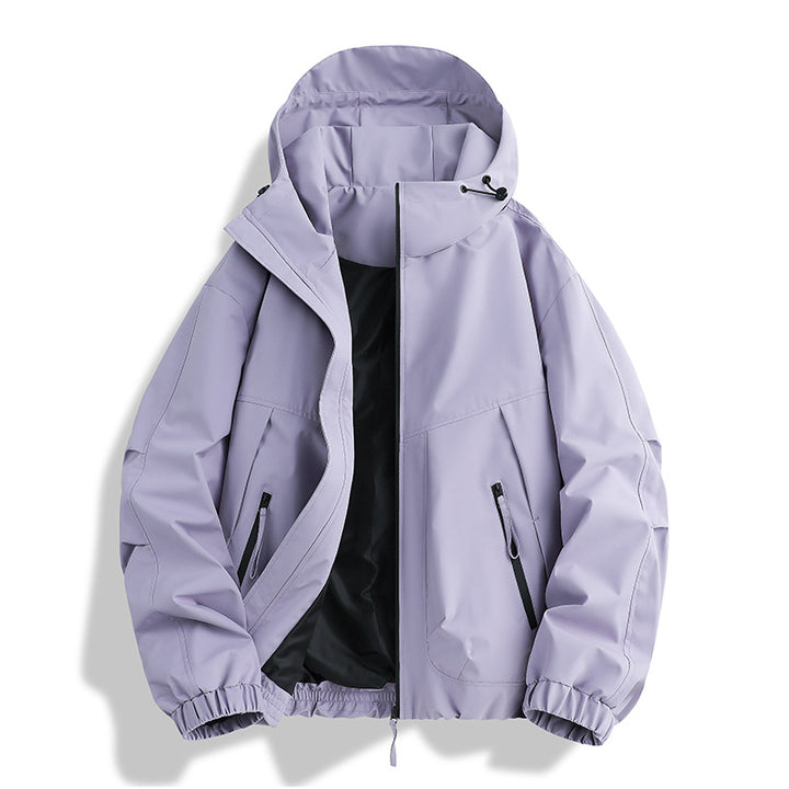 Men's waterproof Hooded Utility Parka with welded seams, adjustable hood, and concealed zip pockets Mune Fashion