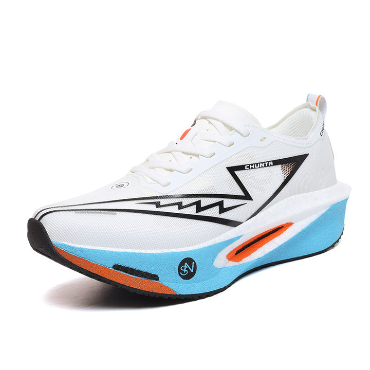 Unisex lightweight performance running shoe with cushioned platform sole and breathable mesh Mune Fashion