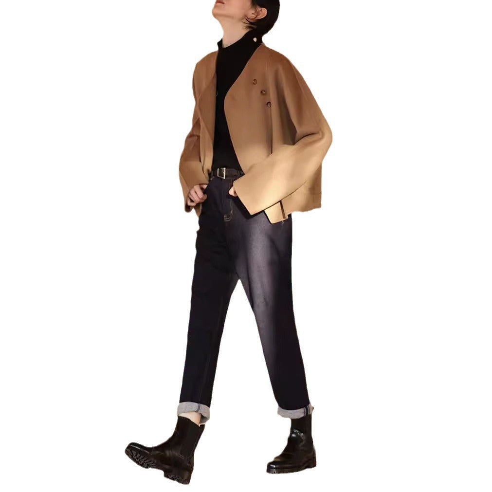 Ladies Elegant and cozy jacket with asymmetrical cut Drune