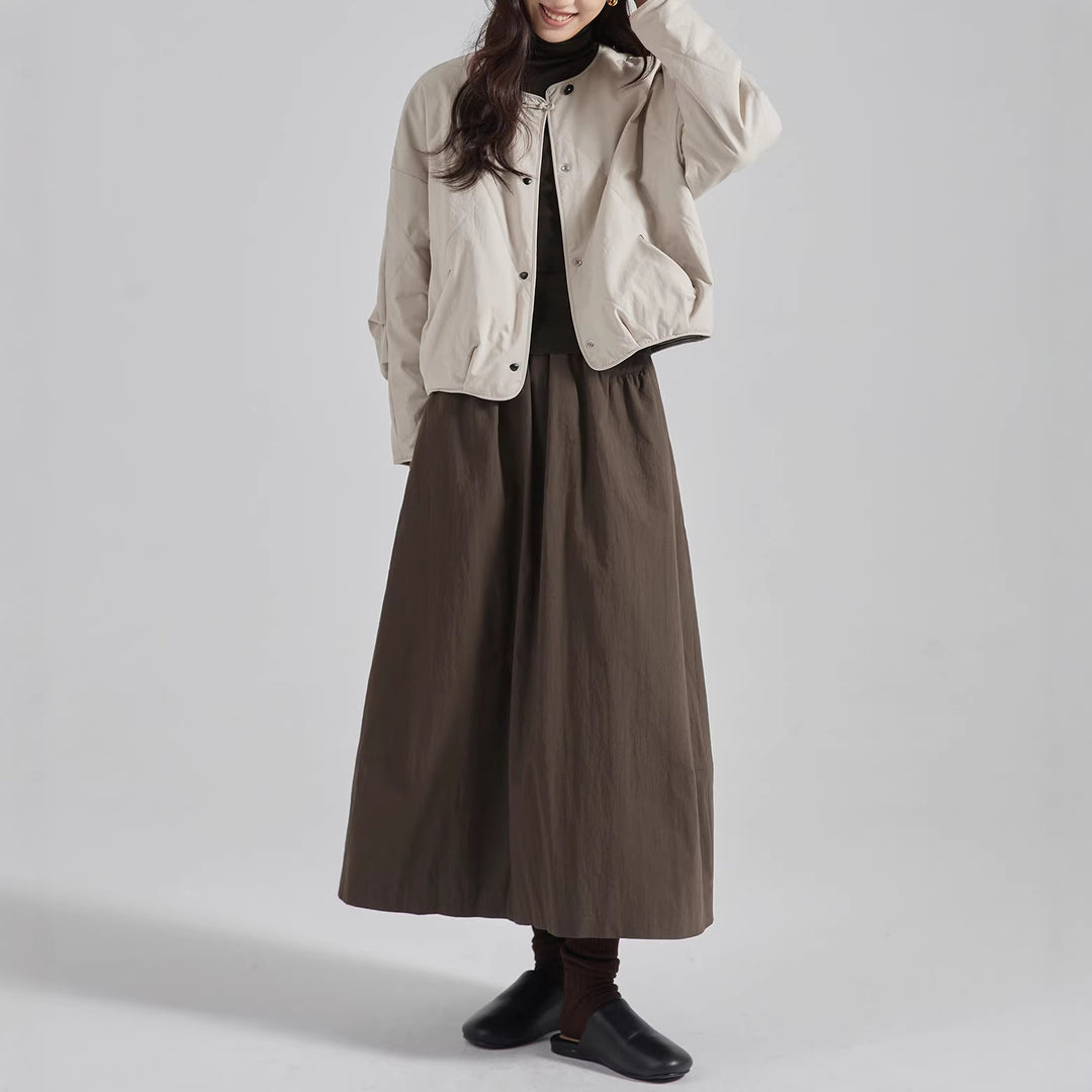 Women’s fashionable transitional jacket with casual cut Mune Fashion