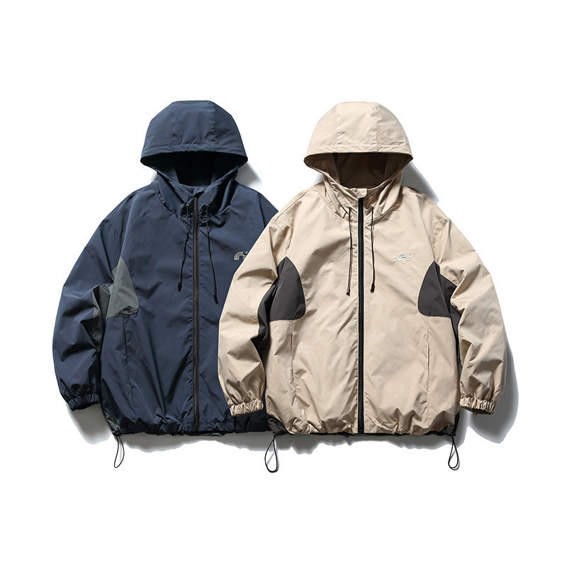 Unisex Technical Hooded Overjack in Boxy Cut with Drawstring Hem Mune Fashion