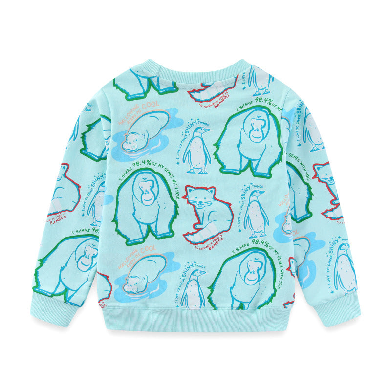 Boys sweatshirt with animal motif Mune Fashion
