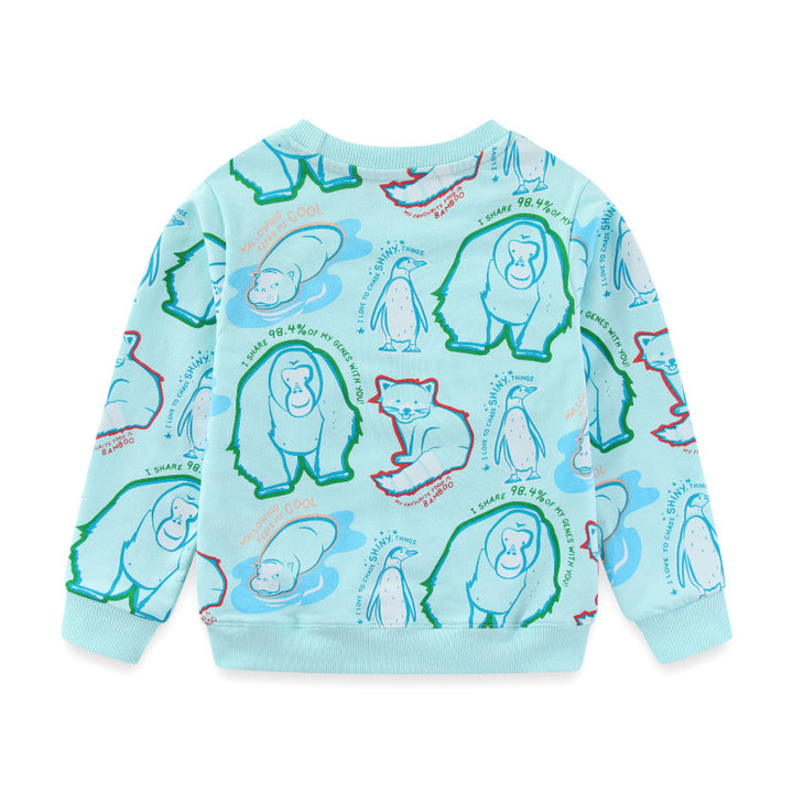 Boys sweatshirt with animal motif Mune Fashion