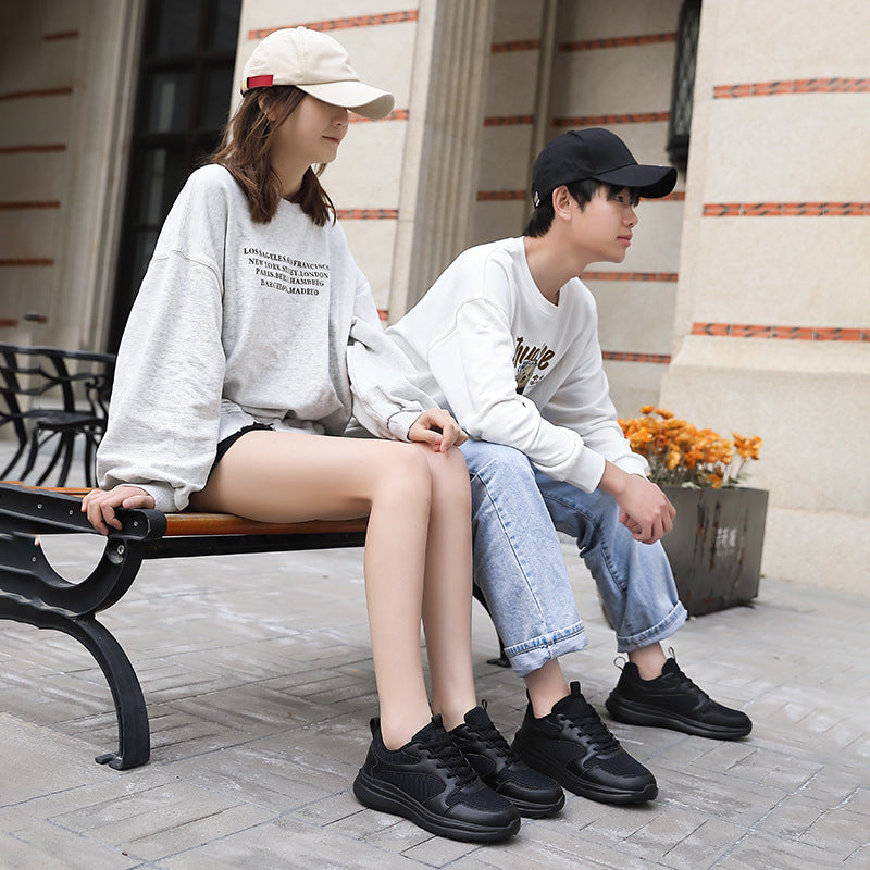 Women’s breathable mesh sneakers with cushioned lightweight sole and padded heel collar Mune Fashion