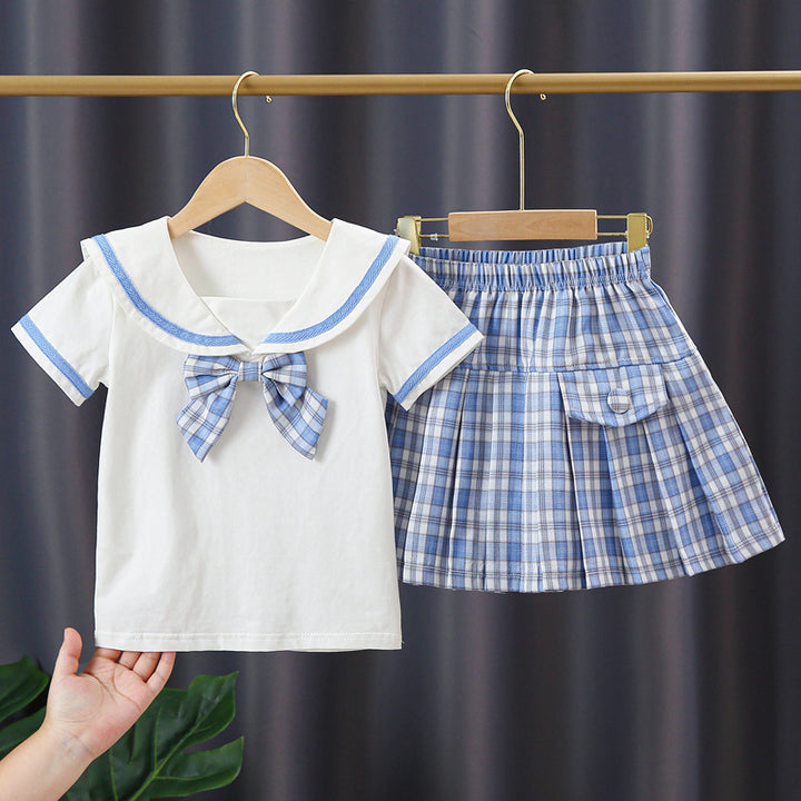 Girls sailor outfit with ruffles Mune Fashion