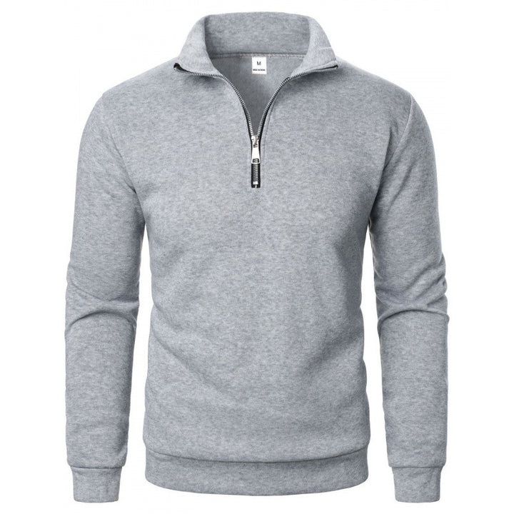 Men's Sporty Sweatshirt with Stand-Up Collar Mune Fashion