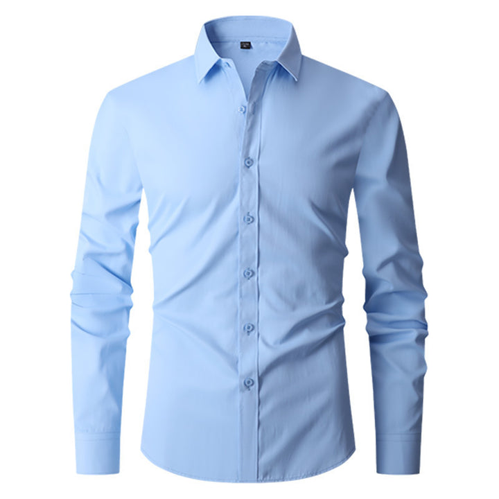 Men's tailored business shirt with Kent collar and stretch comfort Mune Fashion