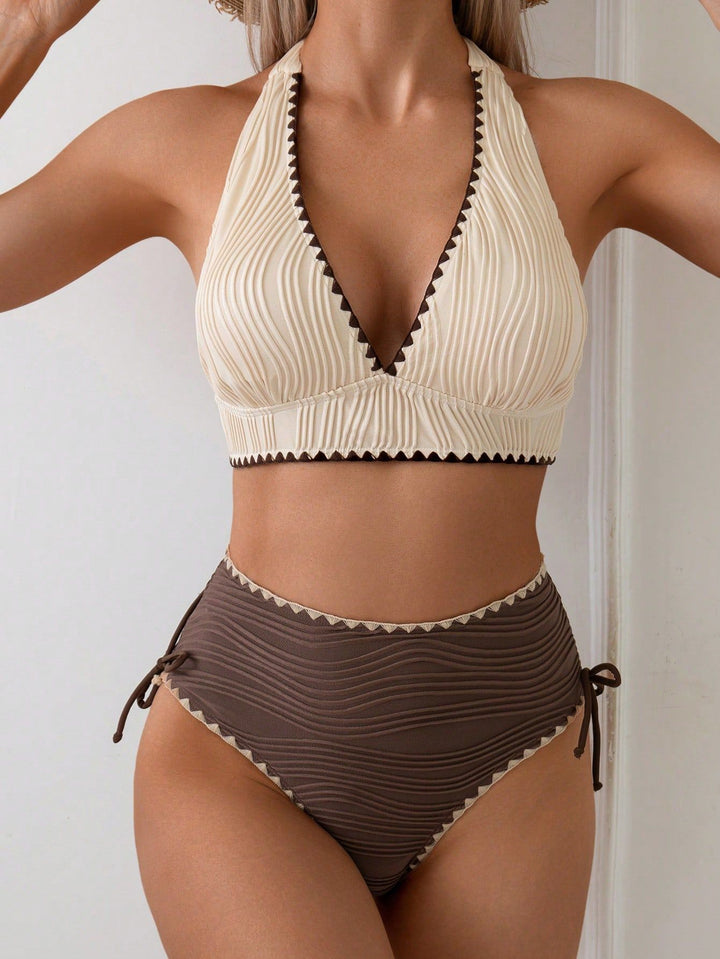 Women Bikini Top and high-cut bottoms Mune Fashion