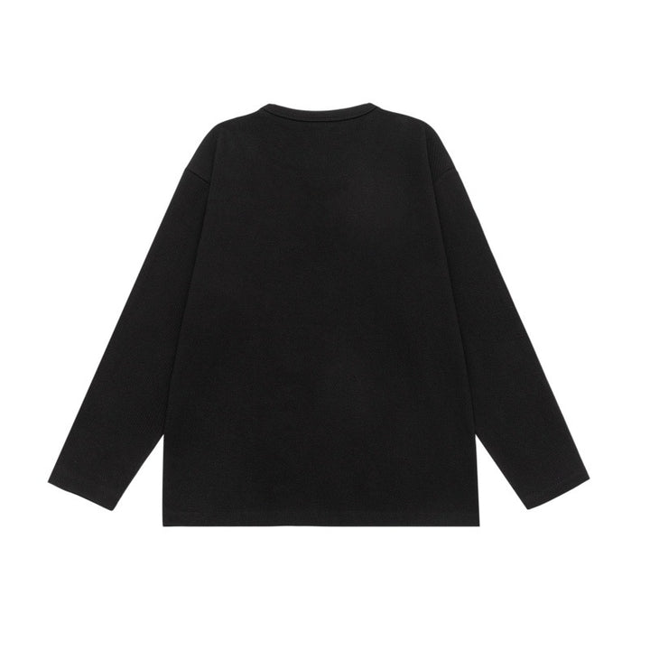 Unisex Oversize Sweatshirt with Notch neckline and contrasted collar insert Mune Fashion