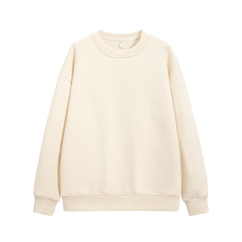 Unisex Oversize Crew Neck Sweatshirt made from heavy cotton blend with ribbed hem and raglan sleeves Drune