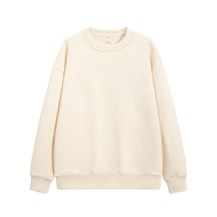 Unisex Oversize Crew Neck Sweatshirt made from heavy cotton blend with ribbed hem and raglan sleeves Drune