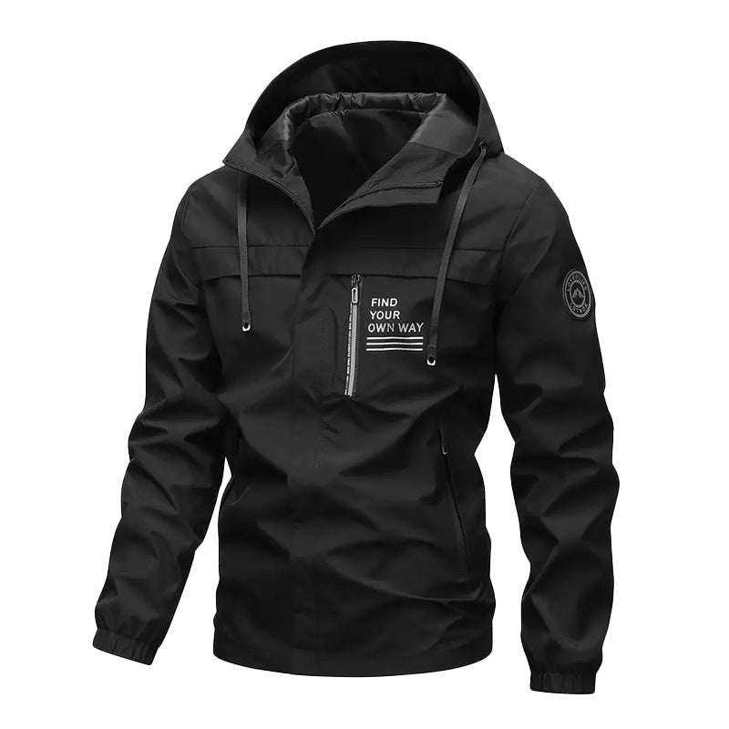 Men's functional jacket with high collar Mune Fashion