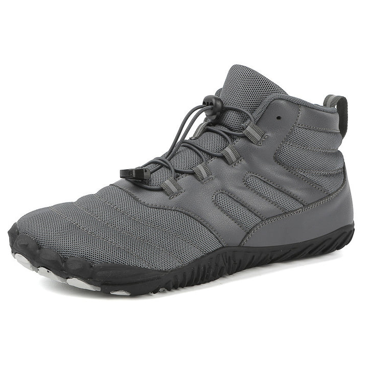 Unisex nan ankle-high barefoot-like watersports shoe with quick lacing and flexible profile sole Mune Fashion