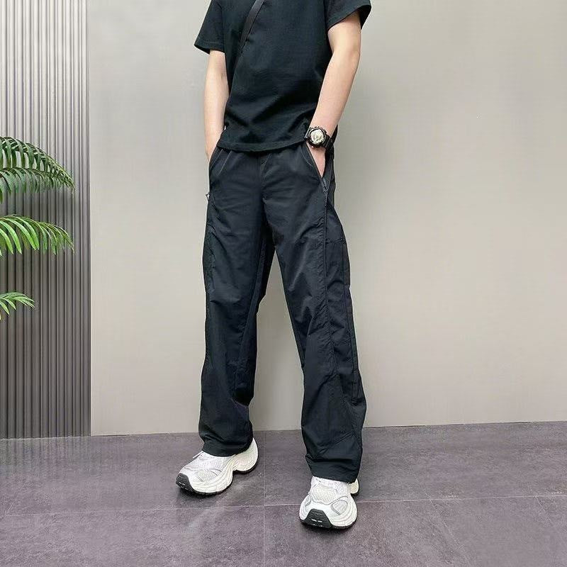 Men's sporty leisure pants with zipper and side pockets Mune Fashion