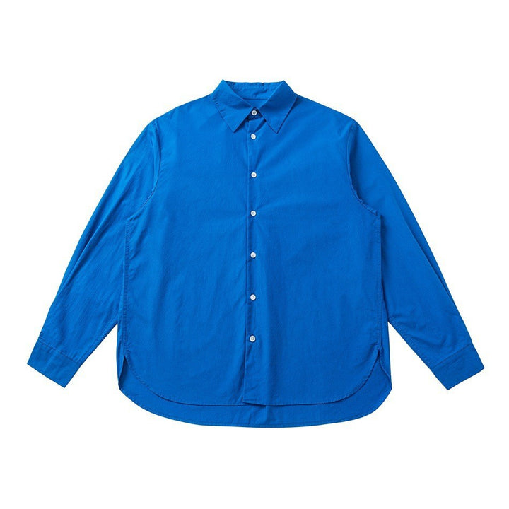 Unisex Oversized Shirt made of lightweight cotton blend with rounded hem Mune Fashion