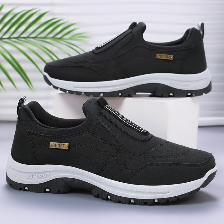Men's sporty outdoor slip-on sneakers with non-slip tread sole Mune Fashion